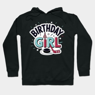 Ice Hockey Birthday Outfit for Girls Happy Birthday Hoodie